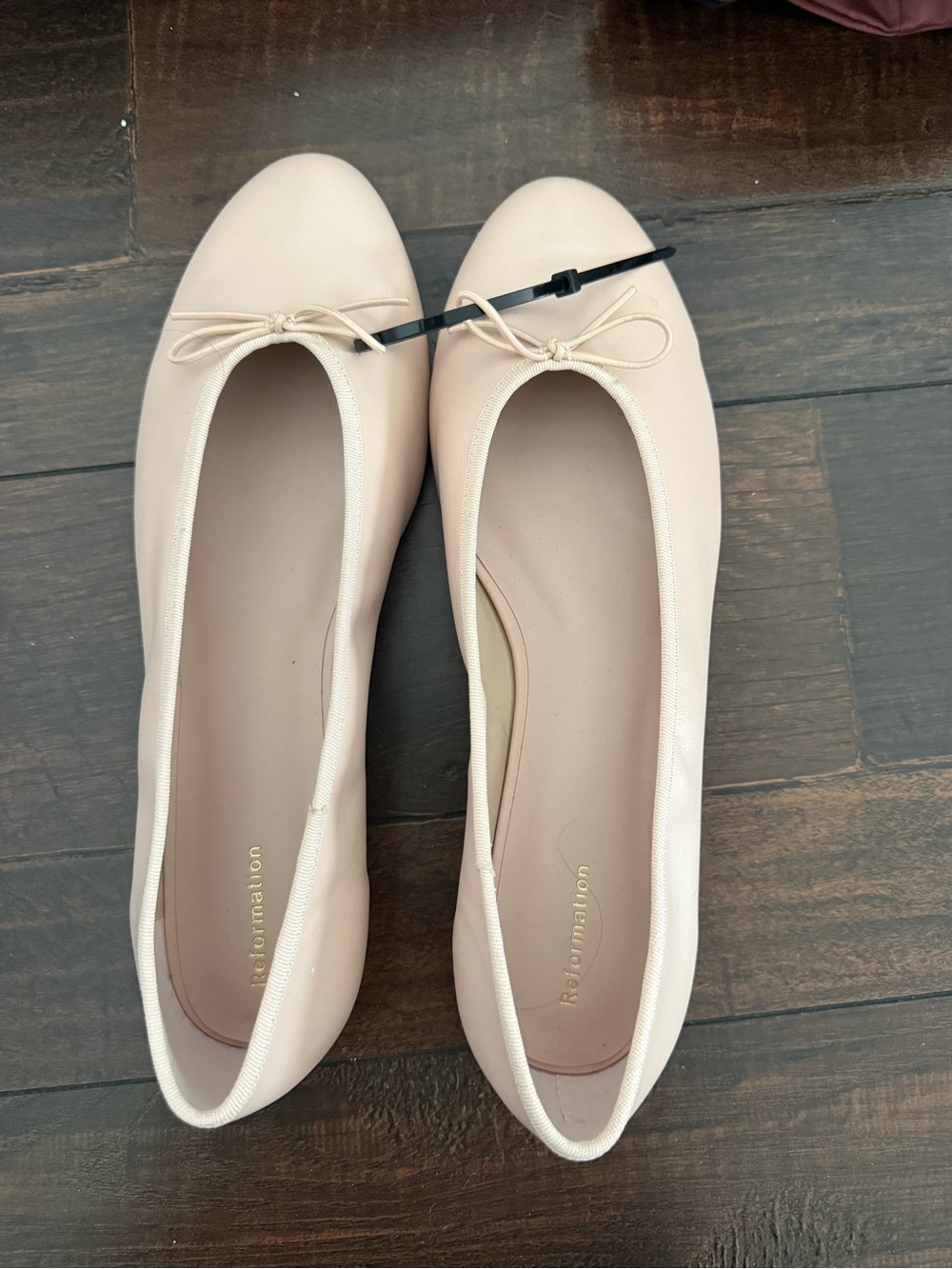 Reformation Women's Ballet Flats in Blush